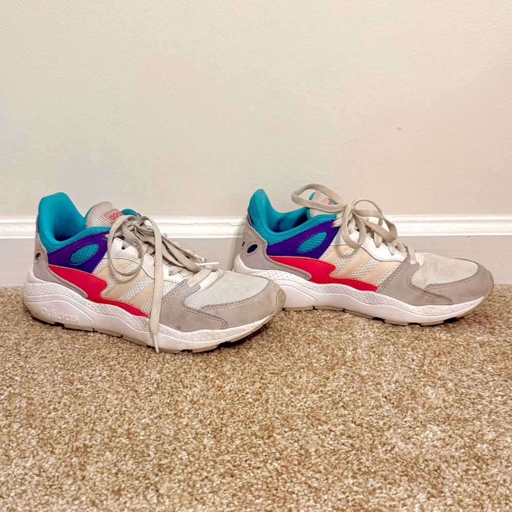Adidas CrazyChaos “White Ecru Tint” Multicolor Running Shoes